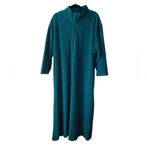 Vanity Fair vintage green house coat house dress size extra large